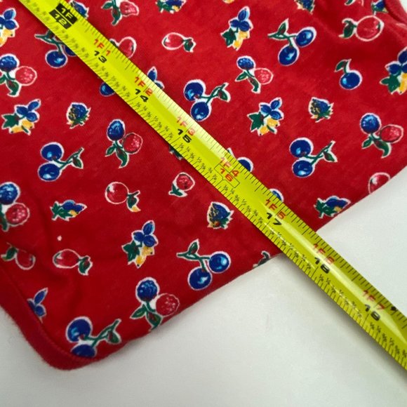 Vintage Gap Sleeveless Red Floral Fruit Bodysuit - Picture 7 of 7